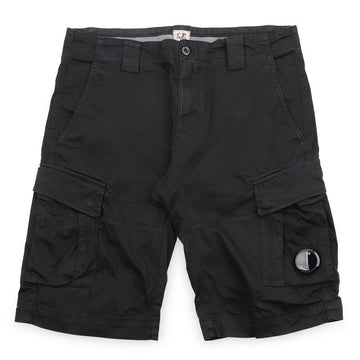CP COMPANY Herren Cargo Shorts mit Linsendetails (Schwarz) RSCMBE746A 005694G 999 152231660 [P]