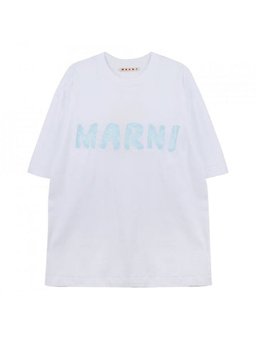 MARNI Logo Baumwoll T-Shirt SCS11 L4W01 151060302 [P]