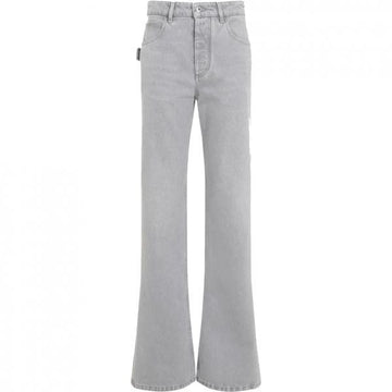 Bottega Veneta Light Grey Washed Flare Denim stamp: 802364 V4LP0 1493 136109353 [P]