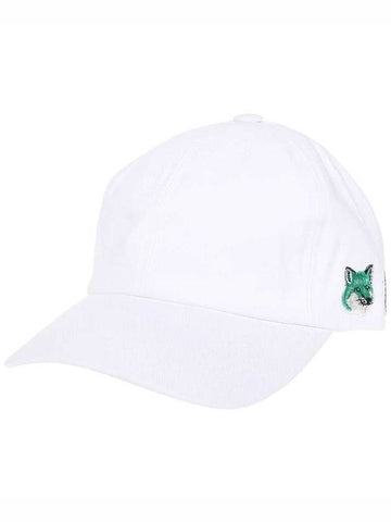 Maison Kitsune Seasonal Fox Head 6P Cap Fox Head Six Panel Baseball Hat KU06101WW0007 P101 151061589 [P]