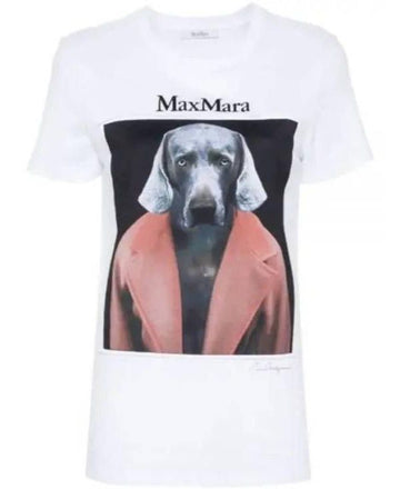 MAXMARA コットンTシャツ 21946071 012 151062309 [P]