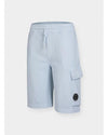 CP COMPANY Baumwoll-Diagonal Fleece Cargo Shorts 18CMSB101A 110044R 814 152204794 [P]