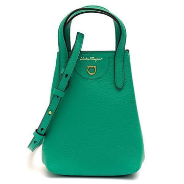 Salvatore Ferragamo Gancini Mini Shoulder Crossbody Bag 21-2964 SMERALDO 758947 47385601 [P]