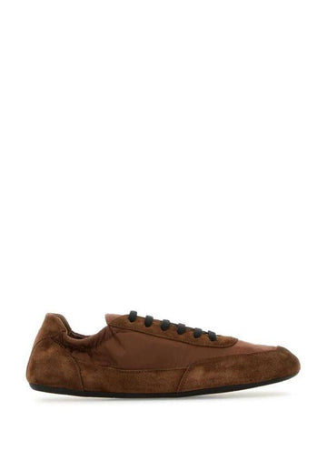 Prada Collapsing Lina Nylon and Suede Sneakers 1E959N F 005 D7C F0BW5 151072351 [P]