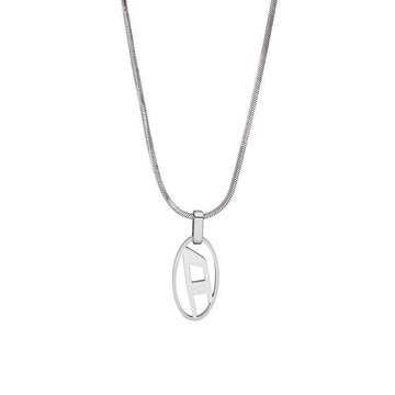 Diesel Oval D Logo Necklace 148643540 [P]