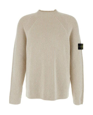 Stone Island Mock Neck Full Rib RWS Wool Sweater 5100023 K2S15 151103236 [P]