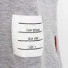 THOM BROWNE Polo-Shirt Kurzarm Graues Dreistreifen 5(110) 158675594 [P]
