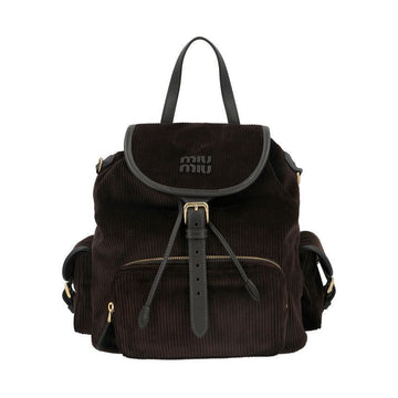Miu Miu Corduroy Women's Backpack 5BZ042 AF81 F0192 150913171 [P]