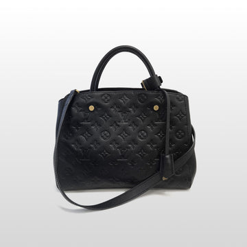 LOUIS VUITTON Montagne MM Empreinte Schultertasche Schwarz M41048 158675742 [P]