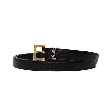 Saint Laurent Monogram Logo Men's Belt 612616 DTI0W 1000 146829931 [P]