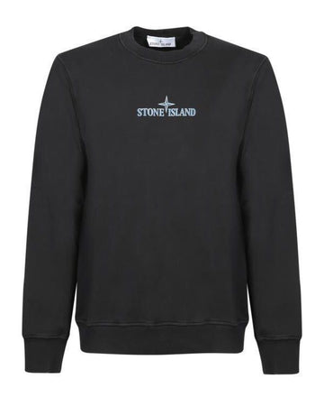 Stone Island Cotton Fleece Institutional One Print Crew 811566182 V0029 151103757 [P]