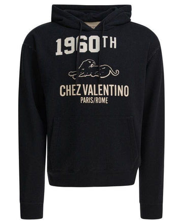 Valentino 1960 She Logo Print Hoodie 151103715 [P]