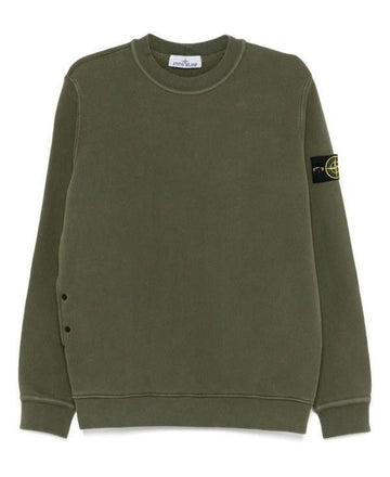 Stone Island Old Effect Cotton Diagonal Fleece Sweat 811561241 V0159 151103898 [P]