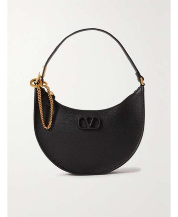 Valentino V Logo Signature Calfskin Mini Hobo Bag 152200618 [P]