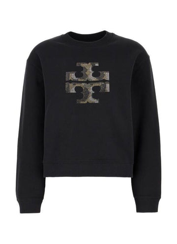 TORY BURCH クリスタル ロゴ スウェットシャツ 163273 001 152200722 [P]