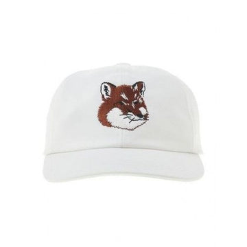 MAISON KITSUNE キャップ 6P ラージ フォックス ヘッド 刺繍 6パネル 152200816 [P]