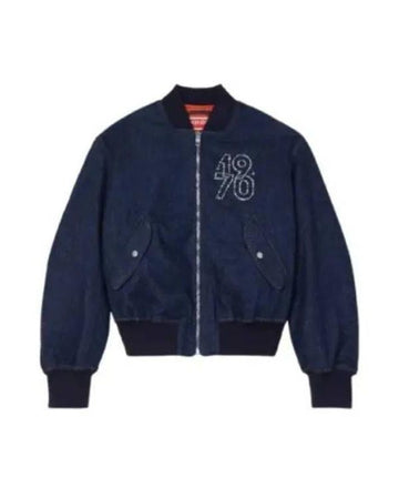 KENZO Reversible gestickte Denim Bomberjacke 152201951 [P]