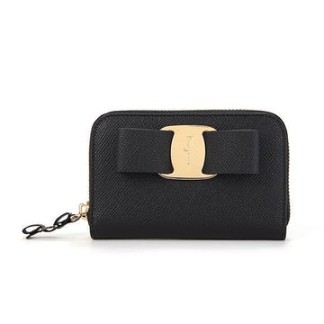 SALVATORE FERRAGAMO Kartenetui mit Reißverschluss Schwarz D288 0725290 40551390 [P]