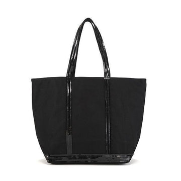 VANESSA BRUNO Cabas Spiegelschimmer Baumwoll-Tote Large L V40315 999 144732189 [P]