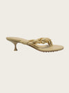 Bottega Veneta Almond DOT Chain Strap Sandal Heel 158677698 [P]
