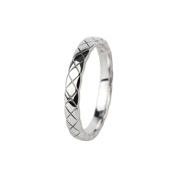 CHANEL Kokoschale Mini Ring aus Weißgold 61 (37566-2) 158677719 [P]