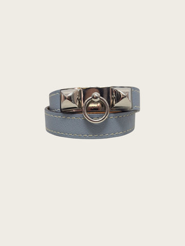 HERMES Blauer Rival Double Tour Armband 158677731 [P]