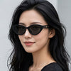 Gucci GG2105SA 001 Oval Horn Rim Sunglasses 158678426 [P]