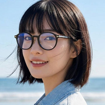TOM FORD TF6160-K-B 001 ブルーライトカット ラウンド フレーム 158678440 [P]