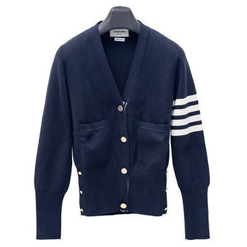 Thom Browne Women's 4-Bar V-Neck Cardigan 31800942 [P]