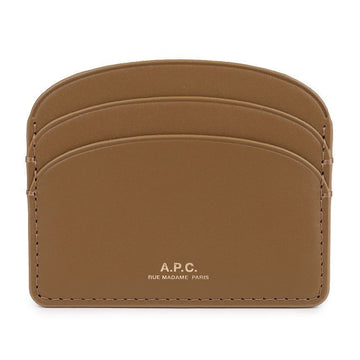 APC Half Moon Leather Logo Card Holder 139992702 [P]