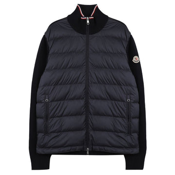 Moncler Logo Patch Padded Mix Zip Jacket 148993374 [P]