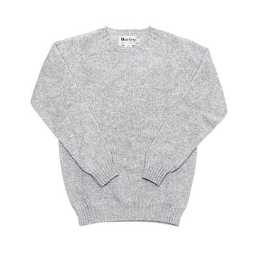 HARLEY OF SCOTLAND M3834 7 SHAGGY SILVER メンズニット 151110766 [P]