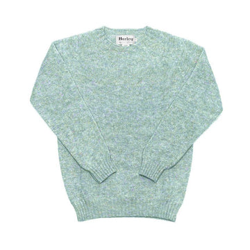 HARLEY OF SCOTLAND M3834 7 SHAGGY SEAGLASS Herren Pullover 151110770 [P]