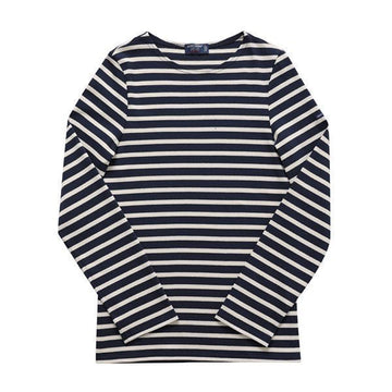 SAINT JAMES 6870 MARINE ECRU ユニセックス 長袖Tシャツ 151112095 [P]