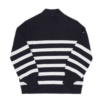SAINT JAMES Frau Strick 4313 NAVY GRIS 151112109 [P]