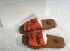 CHLOE Damen Flache Sandalen Slipper Orange C23U188EF 9HE 153826815 [P]