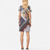 Tory Burch Cotton Short Sleeve Dress with Floral Pattern 76409 400 158680566 [P]