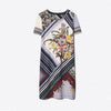 Tory Burch Cotton Short Sleeve Dress with Floral Pattern 76409 400 158680566 [P]
