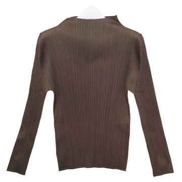ISSEY MIYAKE 26SS Plissé Top in Braun (PP67JK404 44) 158680592 [P]