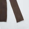 ISSEY MIYAKE Pleats Please New Colorful Basic 4 Top Brown 158680592 [P]