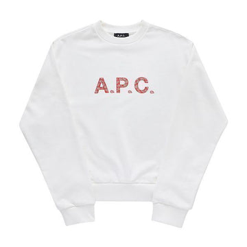 APC F27887 TAB BLANC/ROUGE Women's Sweatshirt 151112886 [P]