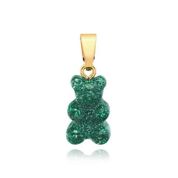 CRYSTAL HAZE JEWELRY NOSTALGIA BÄR-GRÜNER NEBEL-CLASSIC CONNECTOR Damen Anhänger 151113203 [P]