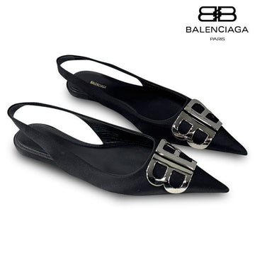 BALENCIAGA Damen BB-Logo Slingback Schwarz 566651 W0WM0 1000 151072198 [P]