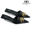 BALENCIAGA 女性 BBロゴ ミュール ブラック 569394 WAWN0 1000 151071884 [P]