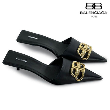 BALENCIAGA 女性 BBロゴ ミュール ブラック 569394 WAWN0 1000 151071884 [P]