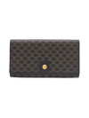 CELINE Vintage Makadam Schwarz Geldbörse Zustand A 158682343 [P]