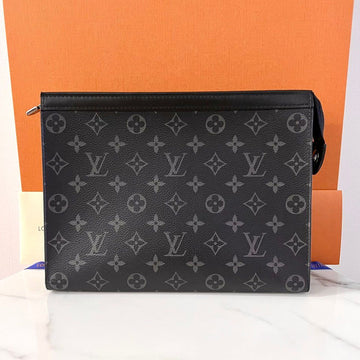 LOUIS VUITTON Clutch Bag Pochette Voyage MM Monogram Eclipse M61692 158692331 [P]