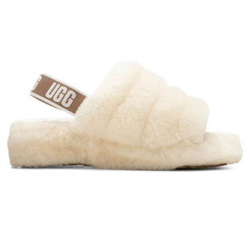 UGG Plüsch-Einfassung-Sandalen Natural 1095119 NAT 123637122 [P]