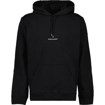 Saint Laurent Logo Signature Cropped Hoodie stamp: 677259 YB2PG 1000 150284196 [P]