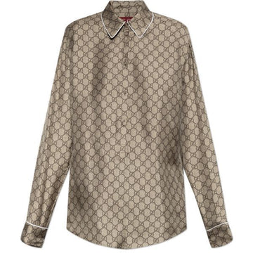 GUCCI Druckseiden-Twill-Hemd 149428027 [P]